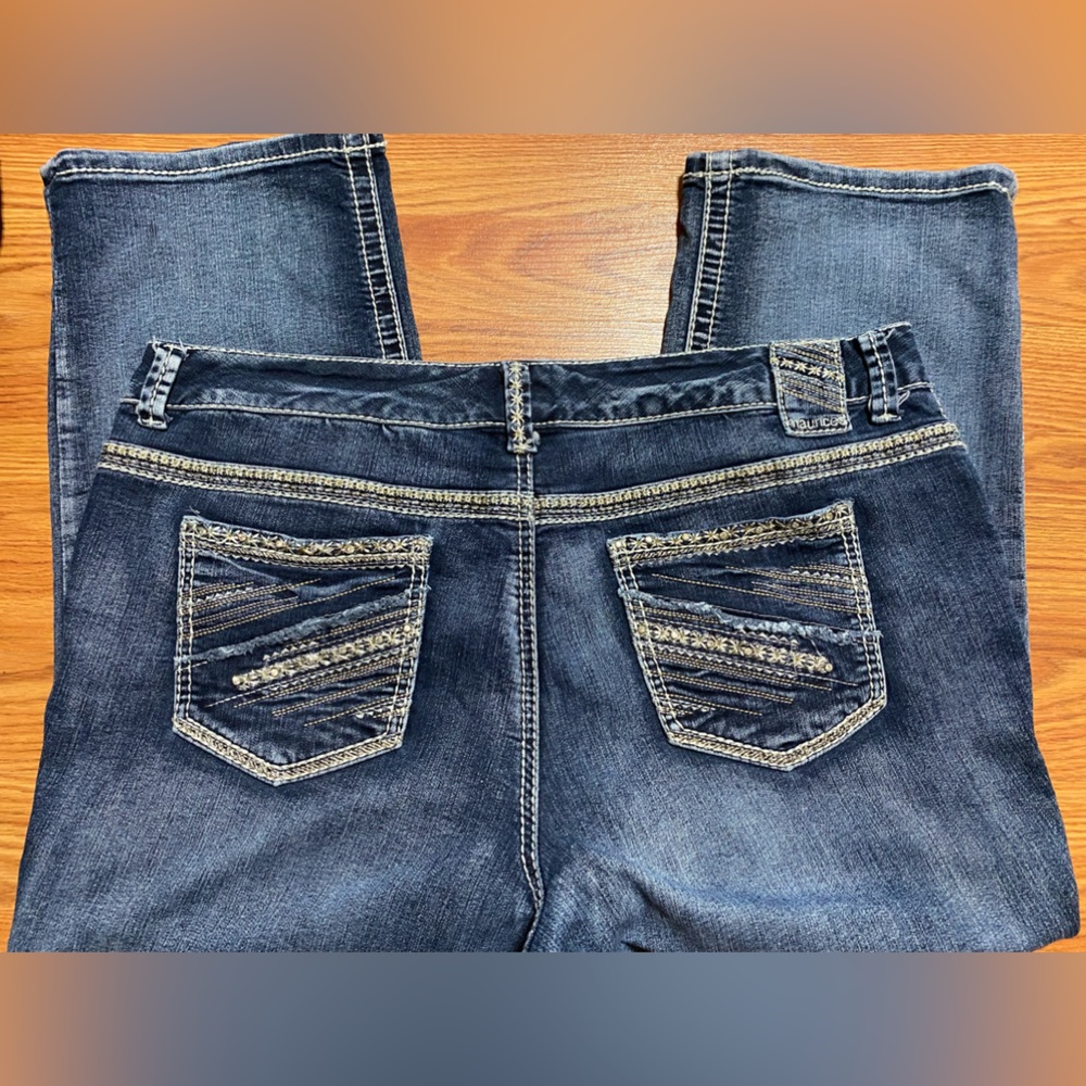 Maurices Medium Wash Denim Crop Jeans